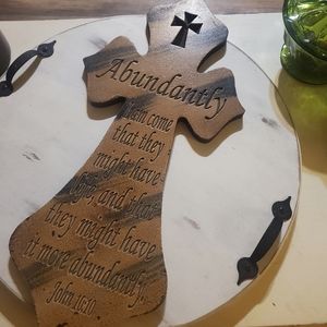 Abundantly John 10:10 wall art